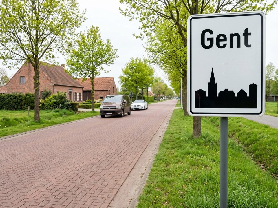 Passing this sign marks the entrance to a built-up area, where specific traffic regulations apply.