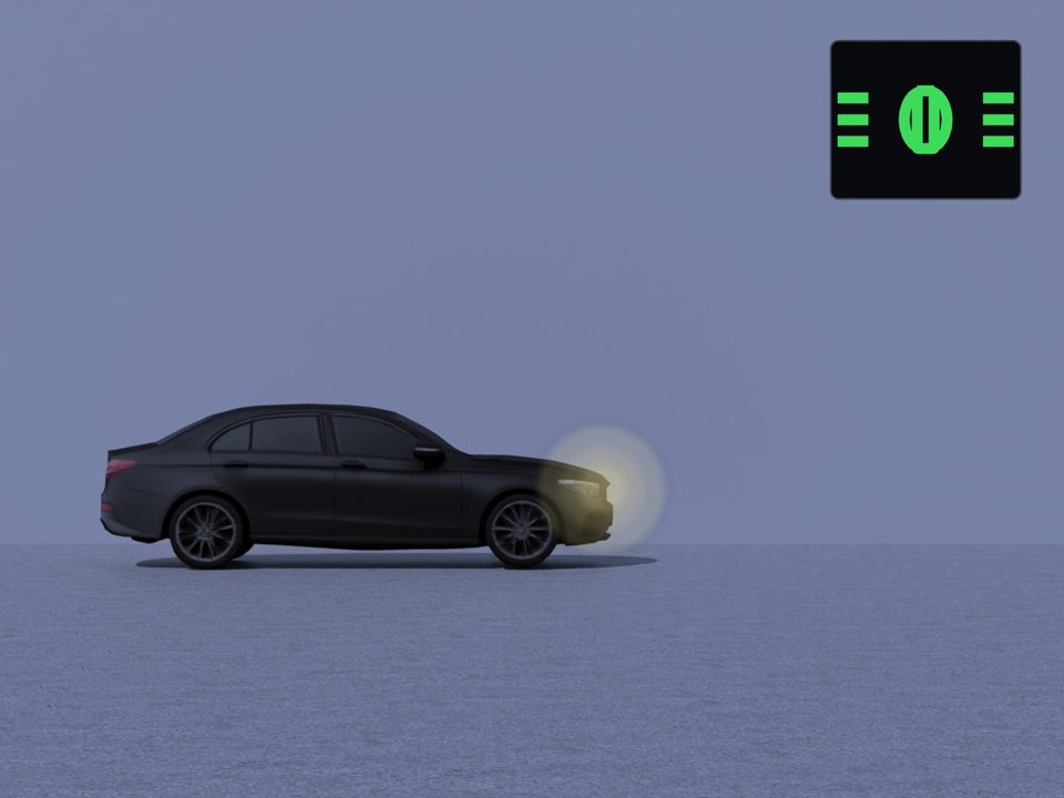 Die Beleuchtung eines Autos dient dazu, deutlich zu sehen und von den anderen Verkehrsteilnehmern gesehen zu werden, ohne sie zu blenden. Das Standlicht gibt am wenigsten Licht.